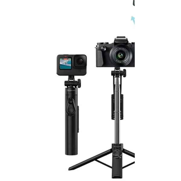 ActyGo 自撮り棒 三脚付き 130cm 7段階伸縮